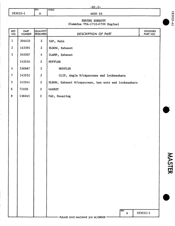 Manitowoc 4600 Crane Parts Manual 460069 2005 3 Manitowoc 4600 Crane Parts Manual 460069 2005-3