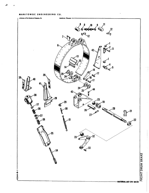 Alternative view of Manitowoc 4600 Crane Parts Manual 46007 2007