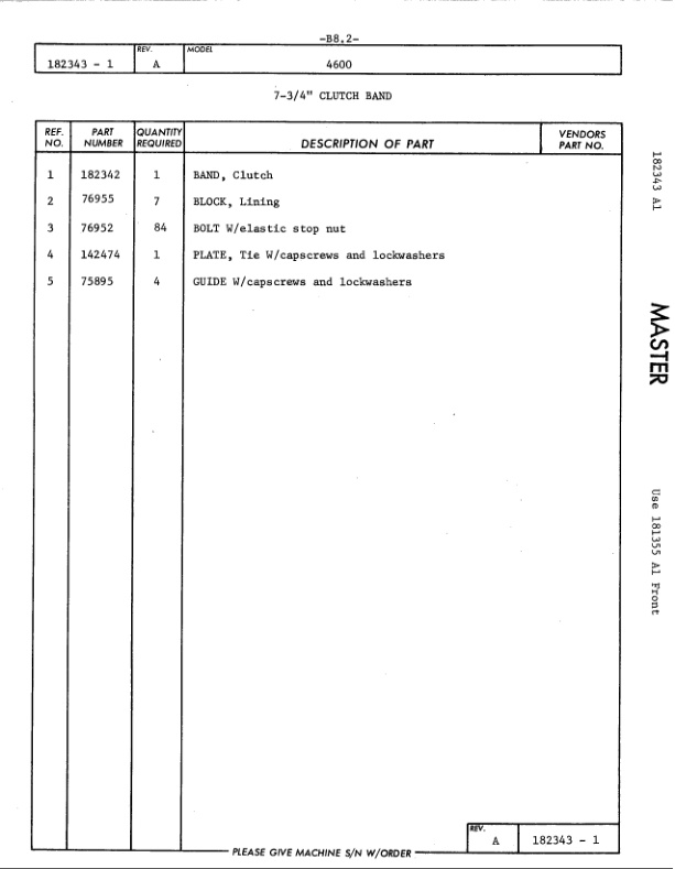 Alternative view of Manitowoc 4600 Crane Parts Manual 460078 2005