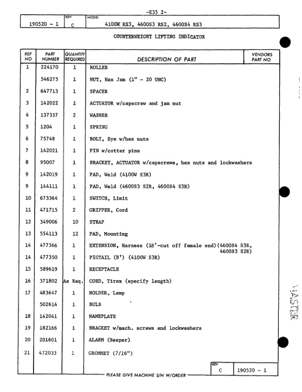 Manitowoc 4600 Crane Parts Manual 460081 2006 3 Manitowoc 4600 Crane Parts Manual 460081 2006 - Image 3