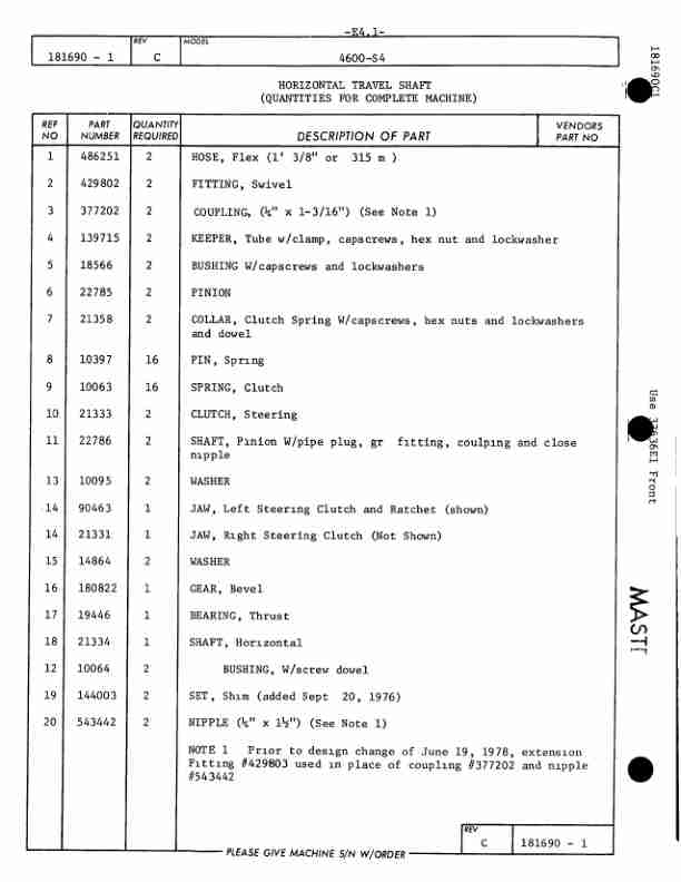 Manitowoc 4600 Crane Parts Manual 460086 2018 3 Manitowoc 4600 Crane Parts Manual 460086 2018 - Image 3