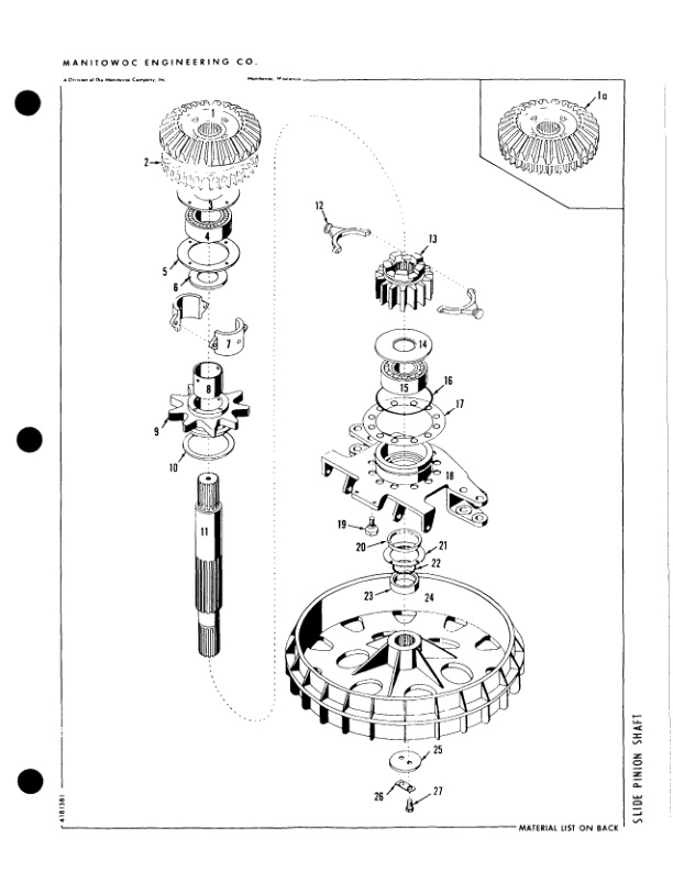 Alternative view of Manitowoc 4600 Crane Parts Manual 46039 2018