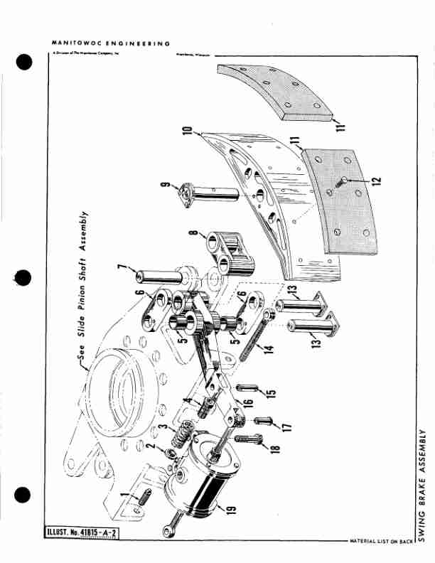 Alternative view of Manitowoc 4600 Crane Parts Manual 46040 2009