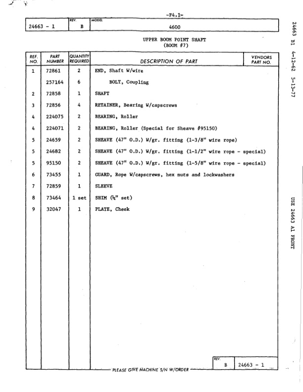 Manitowoc 4600 Crane Parts Manual 46063 2011 3 Manitowoc 4600 Crane Parts Manual 46063 2011 - Image 3