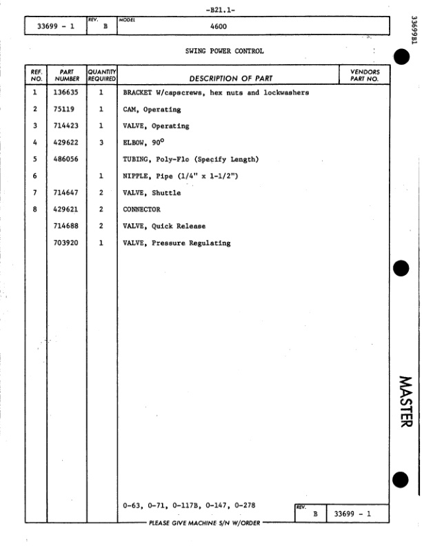 Alternative view of Manitowoc 4600 Crane Parts Manual 46111 2011