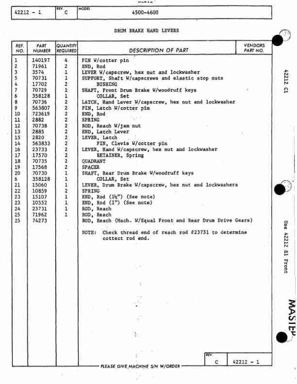 Alternative view of Manitowoc 4600 Crane Parts Manual 46112 2009