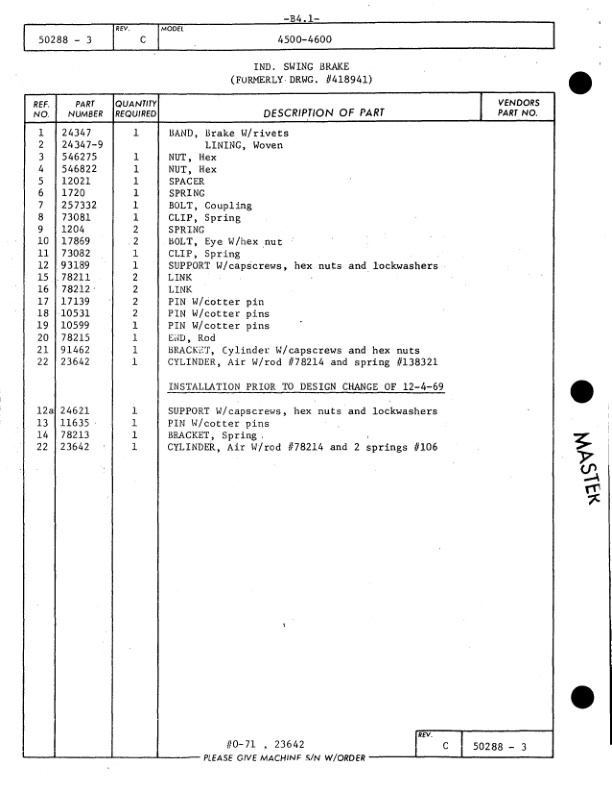 Alternative view of Manitowoc 4600 Crane Parts Manual 46149 2010