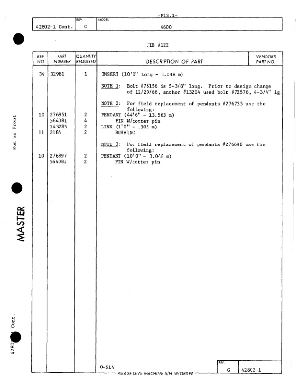 Manitowoc 4600 Crane Parts Manual 46157 2013 3 Manitowoc 4600 Crane Parts Manual 46157 2013 - Image 3