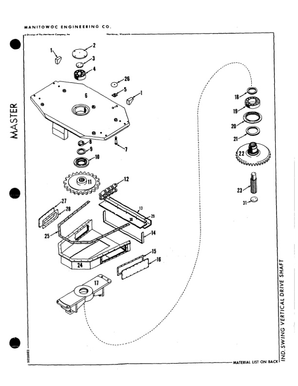Alternative view of Manitowoc 4600 Crane Parts Manual 46204 2015