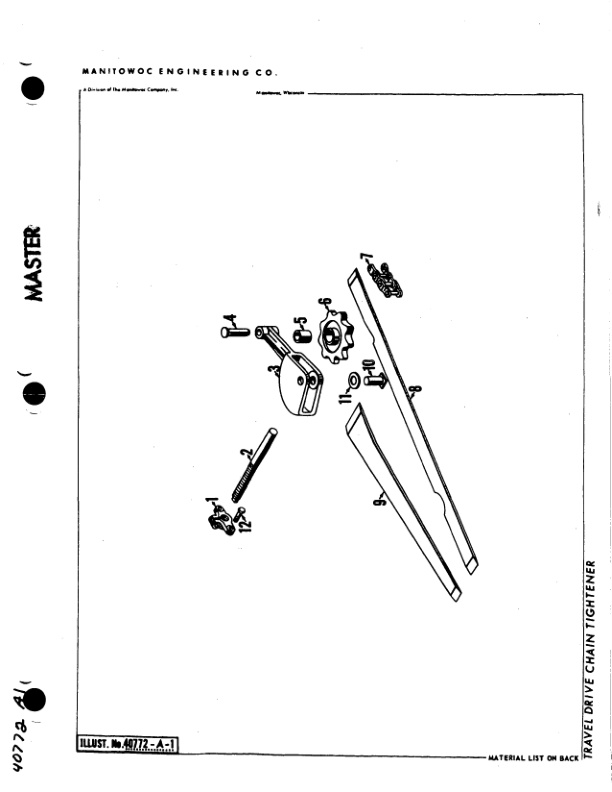Alternative view of Manitowoc 4600 Crane Parts Manual 46234 2006