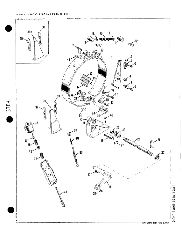 Alternative view of Manitowoc 4600 Crane Parts Manual 46235 2006