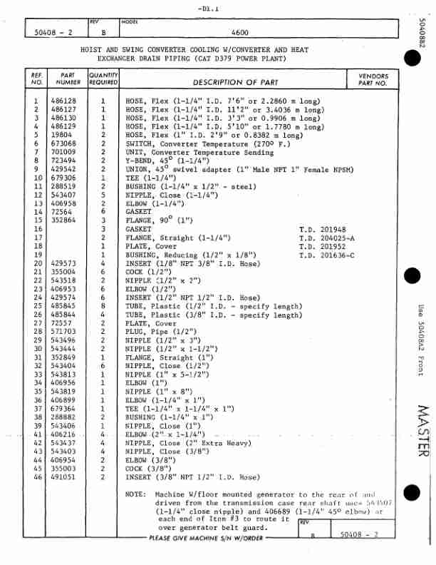 Manitowoc 4600 Crane Parts Manual 46249 2015 3 Manitowoc 4600 Crane Parts Manual 46249 2015 - Image 3