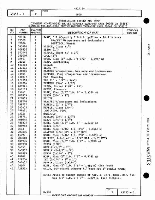 Alternative view of Manitowoc 4600 Crane Parts Manual 46300 2014