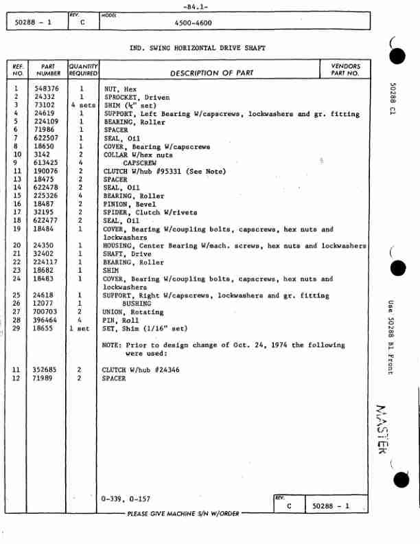 Alternative view of Manitowoc 4600 Crane Parts Manual 46311 2006