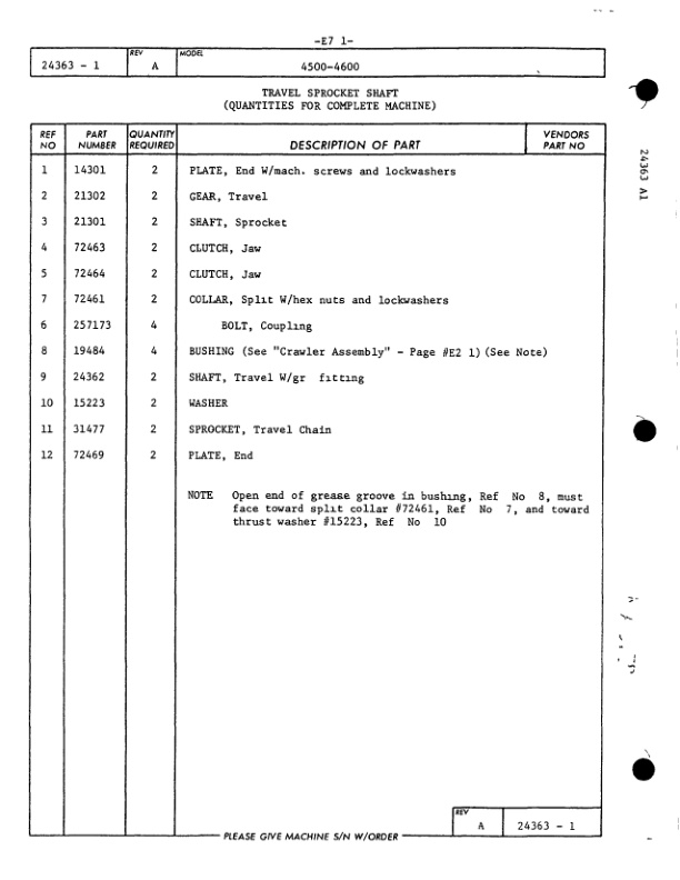Manitowoc 4600 Crane Parts Manual 46364 2004 3 Manitowoc 4600 Crane Parts Manual 46364 2004-3