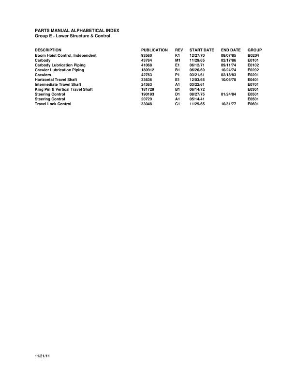Manitowoc 4600 Crane Parts Manual 46371 2011 3 Manitowoc 4600 Crane Parts Manual 46371 2011-3