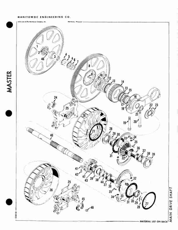 Alternative view of Manitowoc 4600 Crane Parts Manual 46450 2009