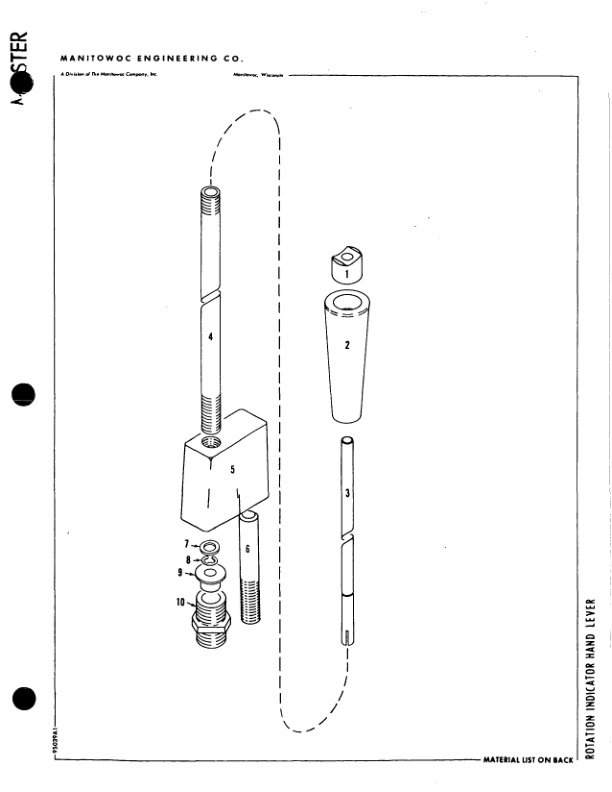 Alternative view of Manitowoc 4600 Crane Parts Manual 46485 2017