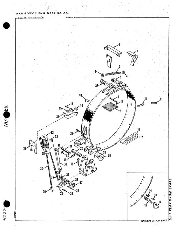 Alternative view of Manitowoc 4600 Crane Parts Manual 46490 2013