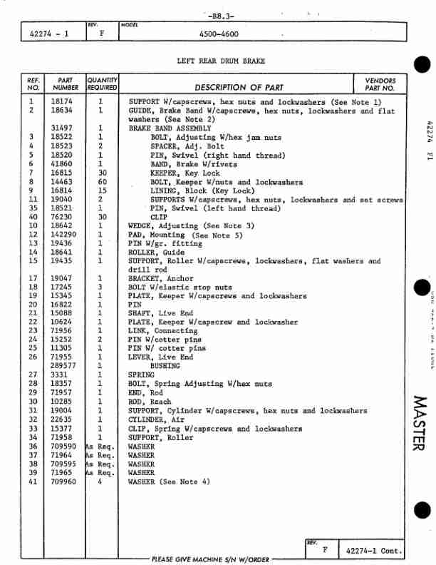 Alternative view of Manitowoc 4600 Crane Parts Manual 46494 2013