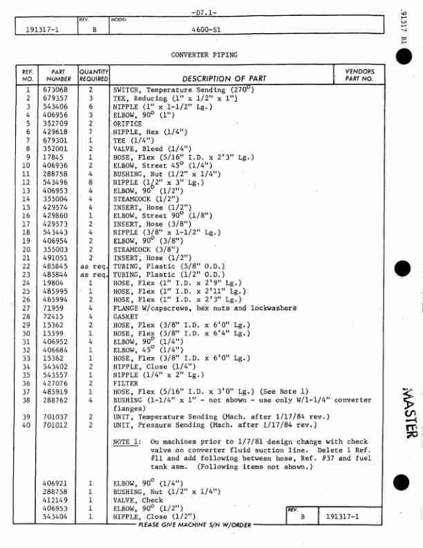 Manitowoc 4600 Crane Parts Manual 46548 2022 3 Manitowoc 4600 Crane Parts Manual 46548 2022-3