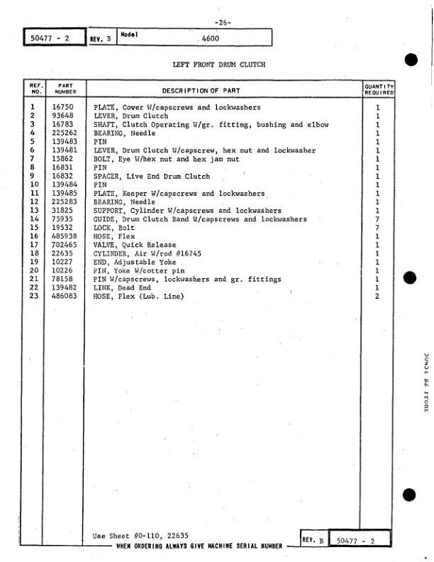 Manitowoc 4600 Crane Parts Manual 46560 2005 2 Manitowoc 4600 Crane Parts Manual 46560 2005-2