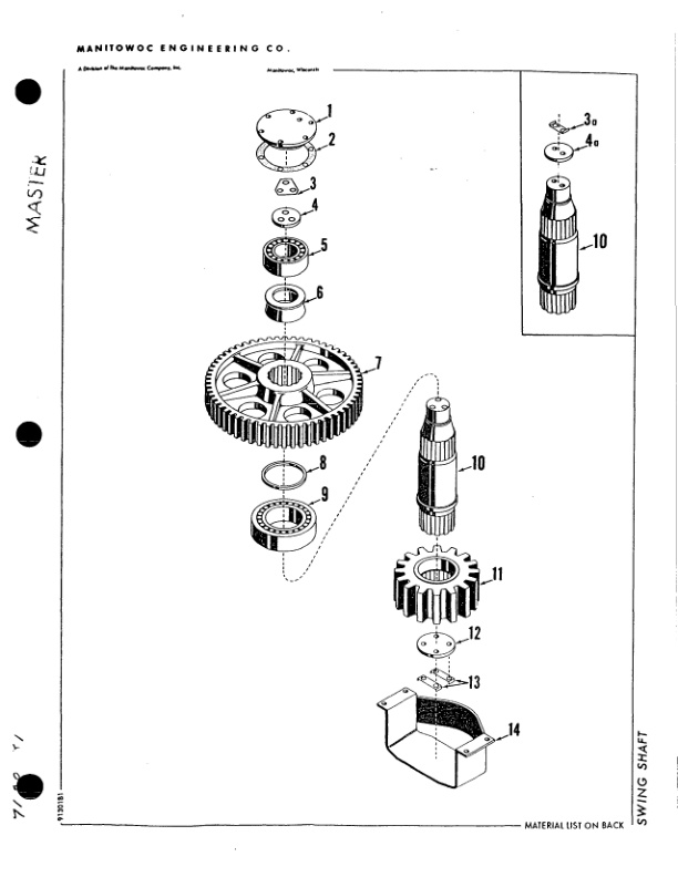 Alternative view of Manitowoc 4600 Crane Parts Manual 46571 2013