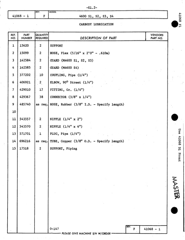Manitowoc 4600 Crane Parts Manual 46575 203 3 Manitowoc 4600 Crane Parts Manual 46575 203-3