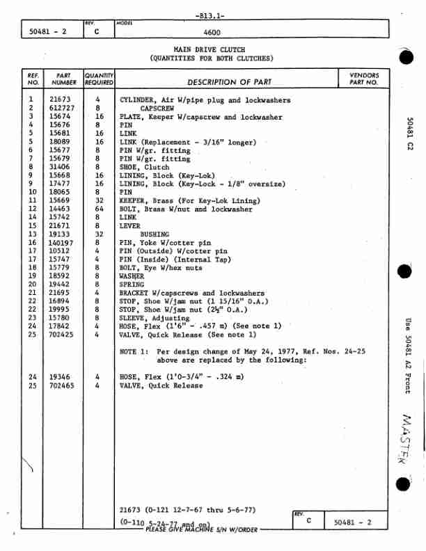 Manitowoc 4600 Crane Parts Manual 46582 2022 2 Manitowoc 4600 Crane Parts Manual 46582 2022-2