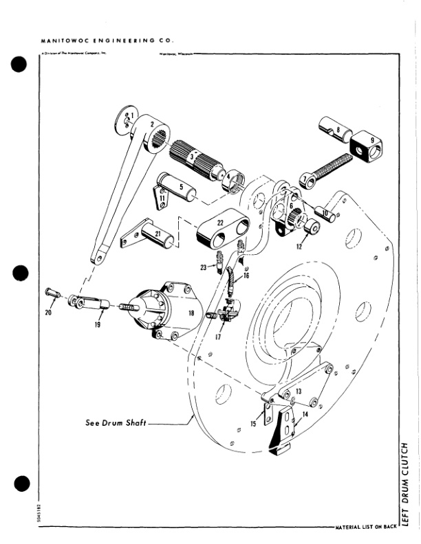 Alternative view of Manitowoc 4600 Crane Parts Manual 46612 2012