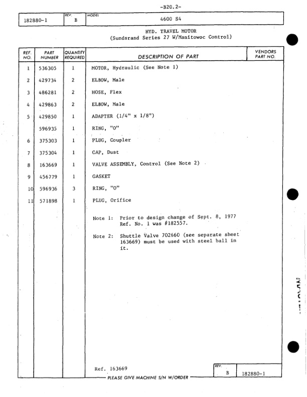 Alternative view of Manitowoc 6400 Crane Parts Manual 64010 2020