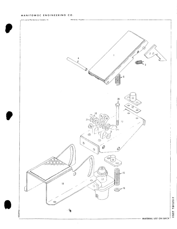 Alternative view of Manitowoc 6400 Crane Parts Manual 64011 2017