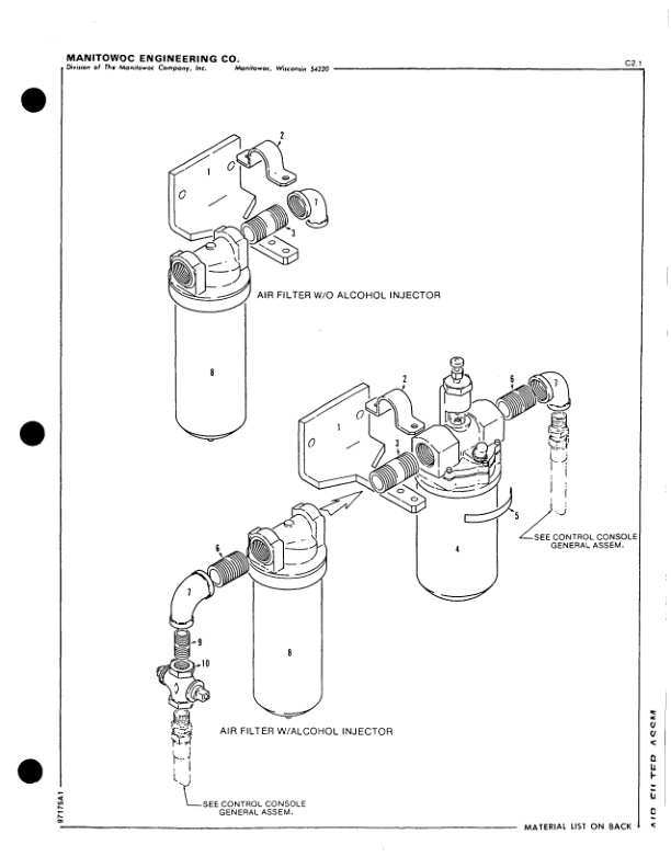 Alternative view of Manitowoc 7000 Crane Parts Manual 70003 2011