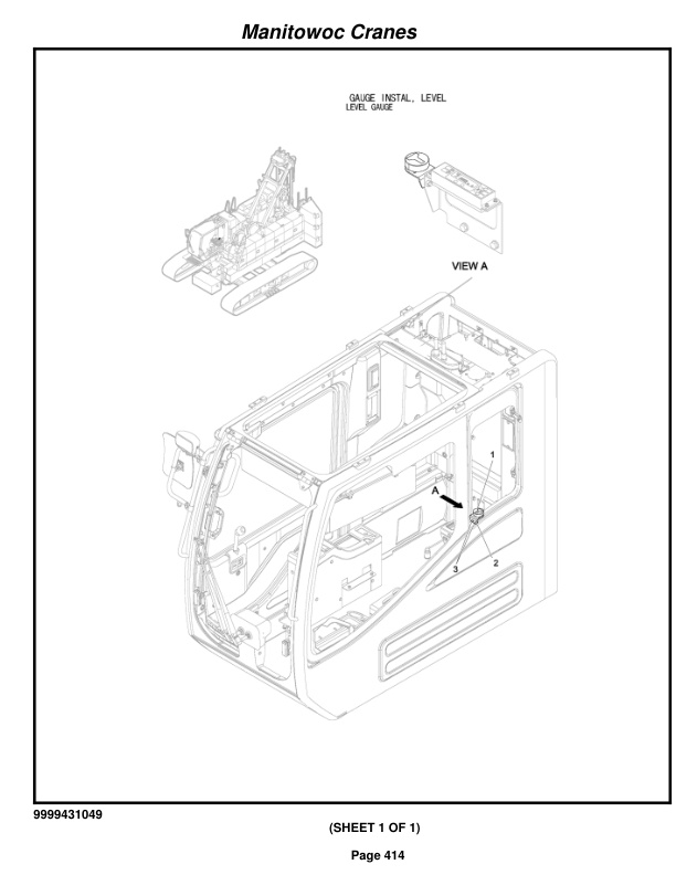 Alternative view of Manitowoc 8000-1 Crane Parts Manual 8500 2016