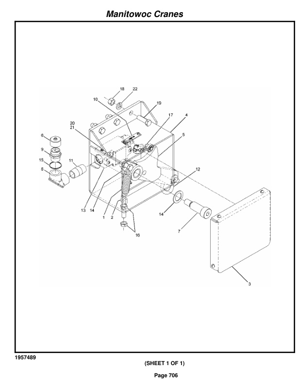 Manitowoc 999 Crane Parts Manual 9991370 2018 3 Manitowoc 999 Crane Parts Manual 9991370 2018-3
