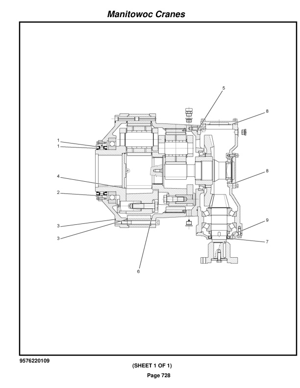 Manitowoc 999 Crane Parts Manual 9991399 2020 3 Manitowoc 999 Crane Parts Manual 9991399 2020-3