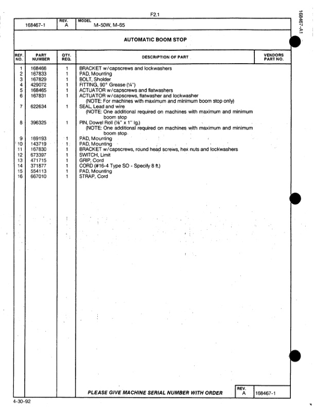 Manitowoc M-50W Crane Parts Manual 510077 2022 3 Manitowoc M-50W Crane Parts Manual 510077 2022 - Image 3