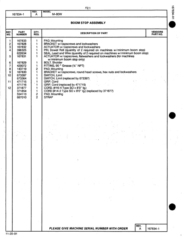 Manitowoc M-80W Crane Parts Manual 810004 2014 3 Manitowoc M-80W Crane Parts Manual 810004 2014 - Image 3