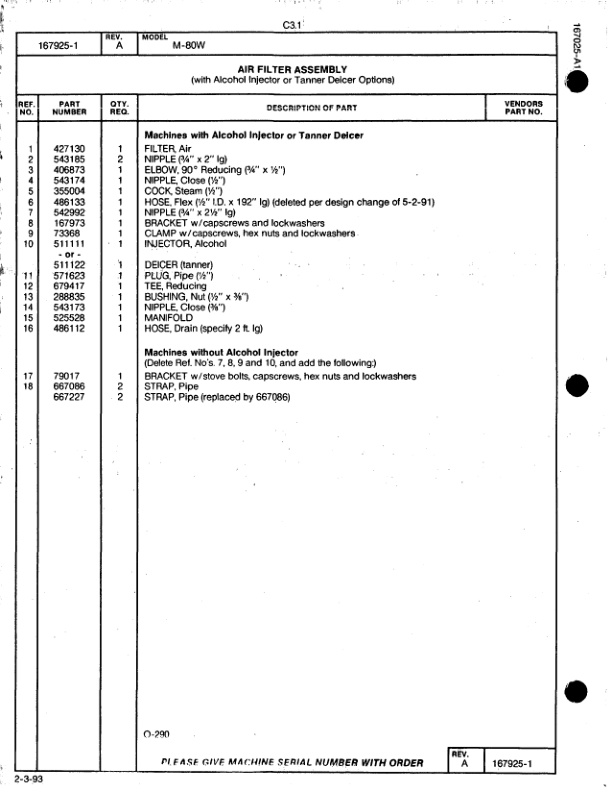 Alternative view of Manitowoc M-80W Crane Parts Manual 810727 2022