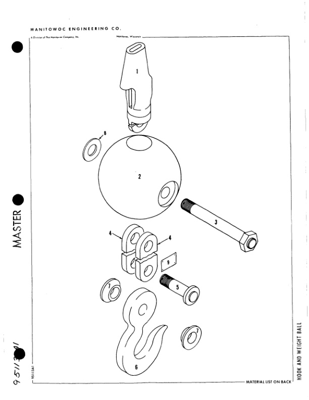 Manitowoc M-80W Crane Parts Manual 810931 2009 3 Manitowoc M-80W Crane Parts Manual 810931 2009 - Image 3