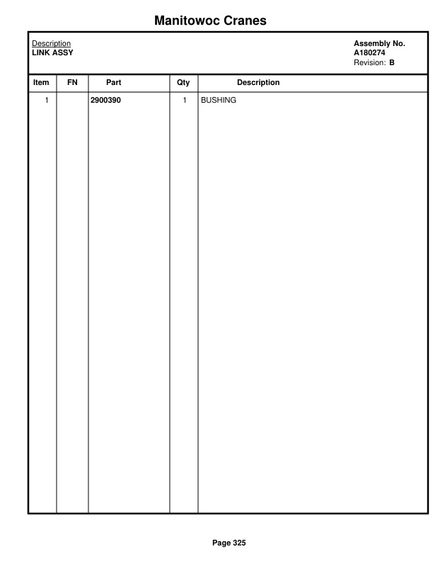 Manitowoc MLC100-1 Crane Parts Manual 91001025 2019 3 Manitowoc MLC100-1 Crane Parts Manual 91001025 2019-3