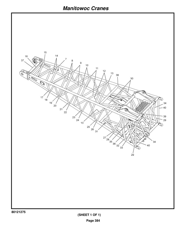 Manitowoc MLC150-1 Crane Parts Manual 91501031 2023 3 Manitowoc MLC150-1 Crane Parts Manual 91501031 2023-3