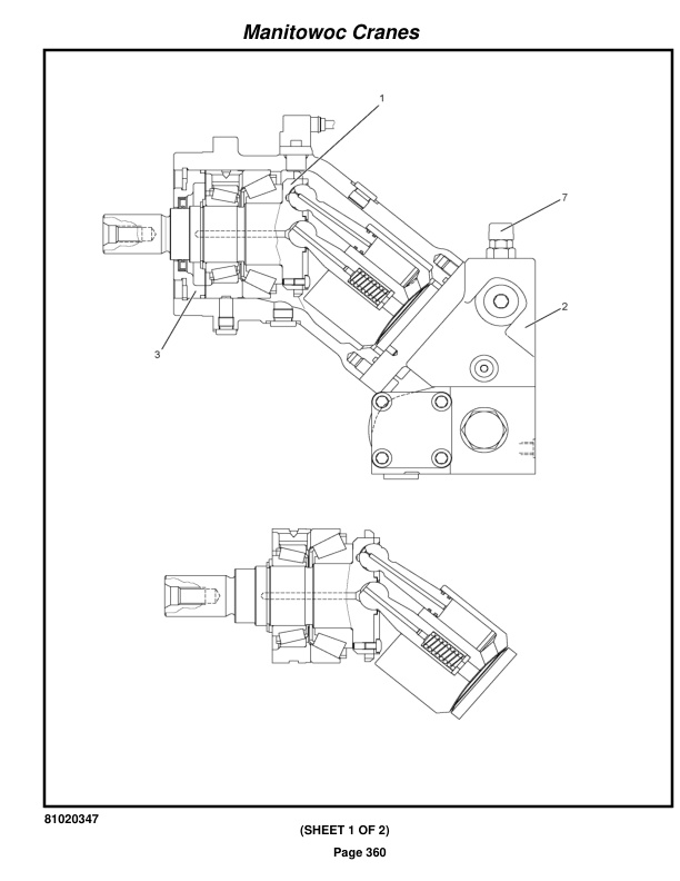 Manitowoc MLC165-1 Crane Parts Manual 91651114 2020 2 Manitowoc MLC165-1 Crane Parts Manual 91651114 2020-2
