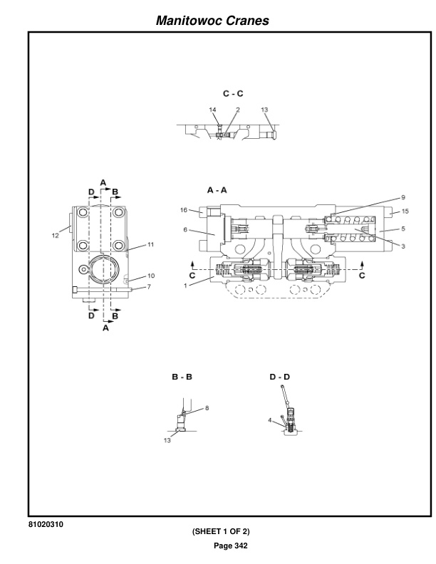 Manitowoc MLC165-1 Crane Parts Manual 91651115 2019 2 Manitowoc MLC165-1 Crane Parts Manual 91651115 2019-2