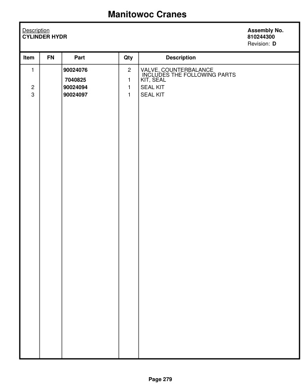 Manitowoc MLC165-1 Crane Parts Manual 91651116 2020 2 Manitowoc MLC165-1 Crane Parts Manual 91651116 2020-2