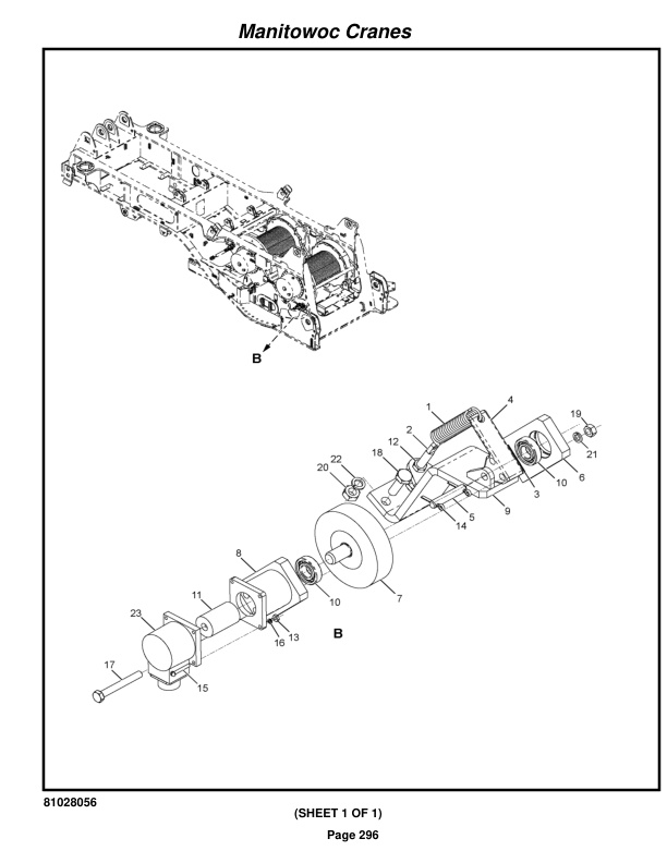Manitowoc MLC165-1 Crane Parts Manual 91651125 2022 2 Manitowoc MLC165-1 Crane Parts Manual 91651125 2022-2