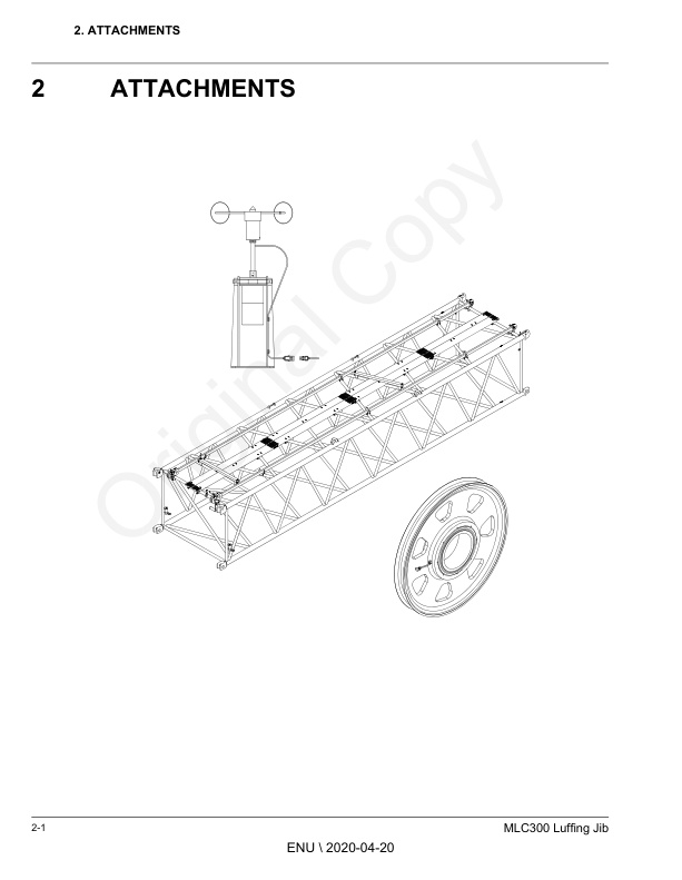 Alternative view of Manitowoc MLC300 Crane Parts Manual 604720 2020
