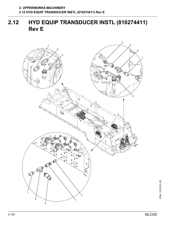 Alternative view of Manitowoc MLC300 Crane Parts Manual 605547 2016