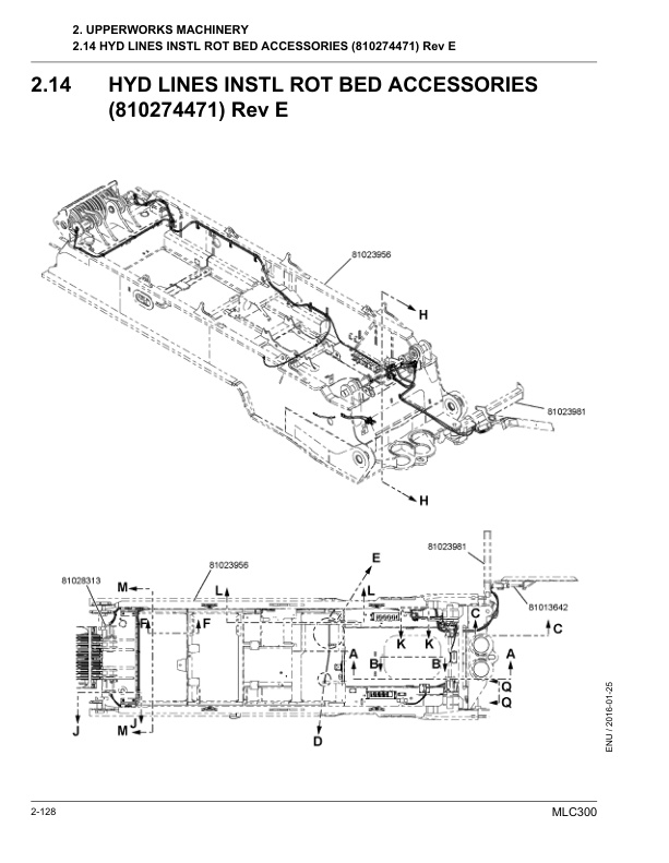 Alternative view of Manitowoc MLC300 Crane Parts Manual 605562 2016