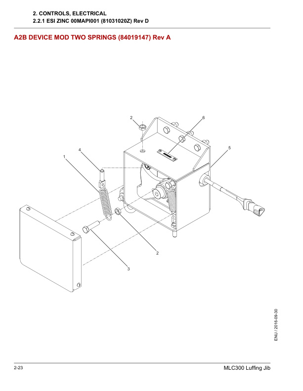 Alternative view of Manitowoc MLC300 Crane Parts Manual 605717 2016